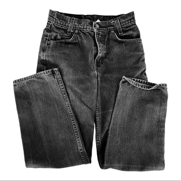 LEVI’S 550 BLACK JEANS, SZ 11 - Picture 1 of 9